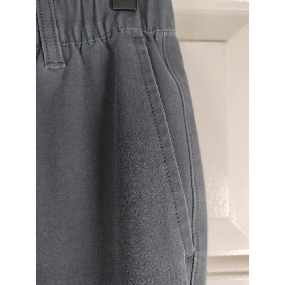 Huk Next Level Fishing Pants Boys Youth Large YL Gray Elastic Waist Stretch Sun